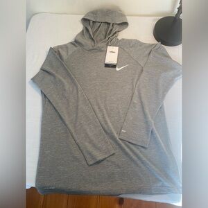 Nike Light Gray Men's Pullover Hoodie